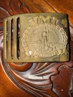 Very Rare VMI Civil War Sword Plate Belt Buckle Virginia