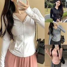 Mantel Kleidung Heim Lange Ärmel Polyester Sommer Sonnenschutz Täglich