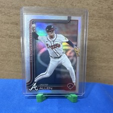 2025 Topps Update Series Nick Allen #US106 Atlanta Braves Baseball Card