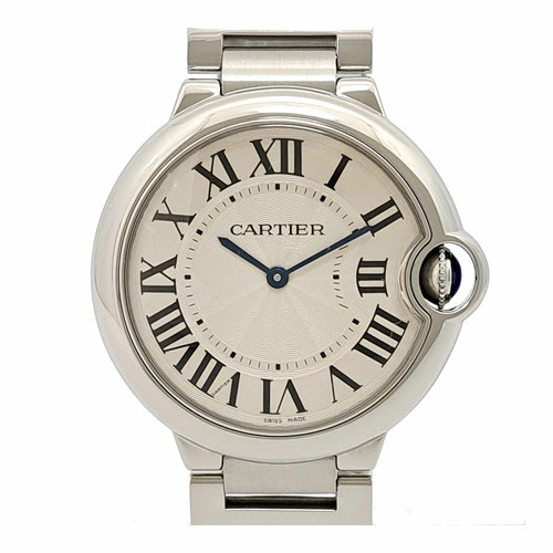 CARTIER W69011Z4 Silver Case Size 36mm Men's Used Watch #31031