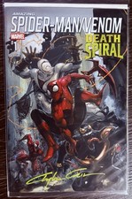 AMAZING SPIDER-MAN VENOM DEATH SPIRAL #1 CLAYTON CRAIN MEGACON TRADE SIGNED