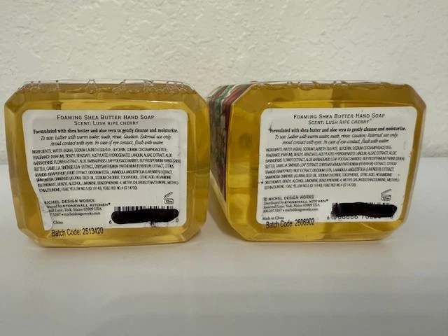 (2-Pack) MICHEL DESIGN WORKS ~ BLACK CHERRY Foaming SHEA BUTTER HAND SOAP - Image 4 of 4