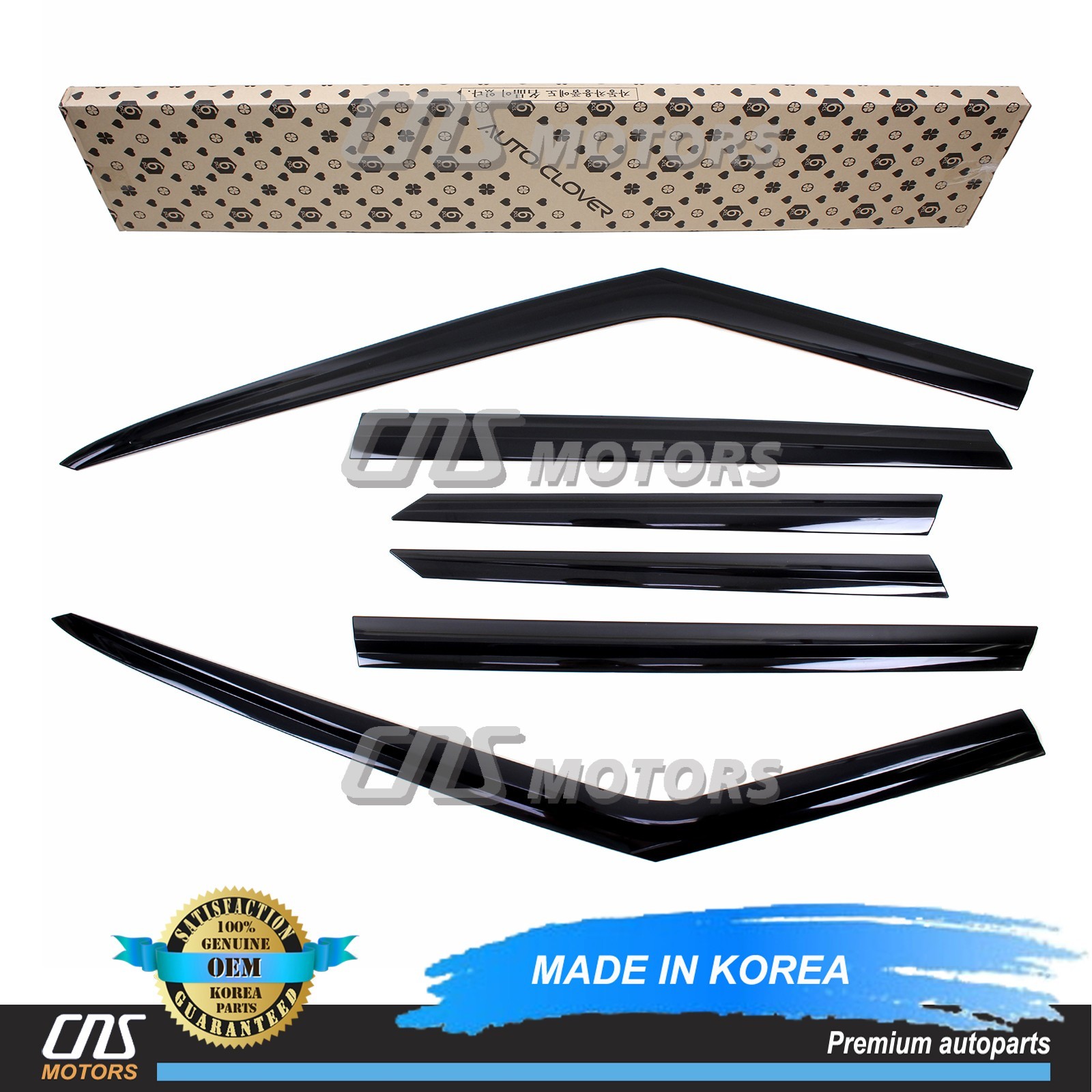Wellvisors Side Window Visors Deflectors Rain Guards With Chrome Trim for 2009-2017 Volkswagen Tiguan 3-847VW002