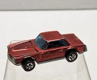 Vintage Hot Wheels Redline 1969 Red Mercedes Benz 280SL - Dark Interior