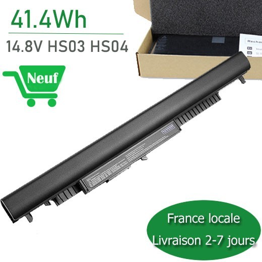 Batterie HS04 807611-421 pour ordinateur HP 240 G4 HSTNN-LB6V noir