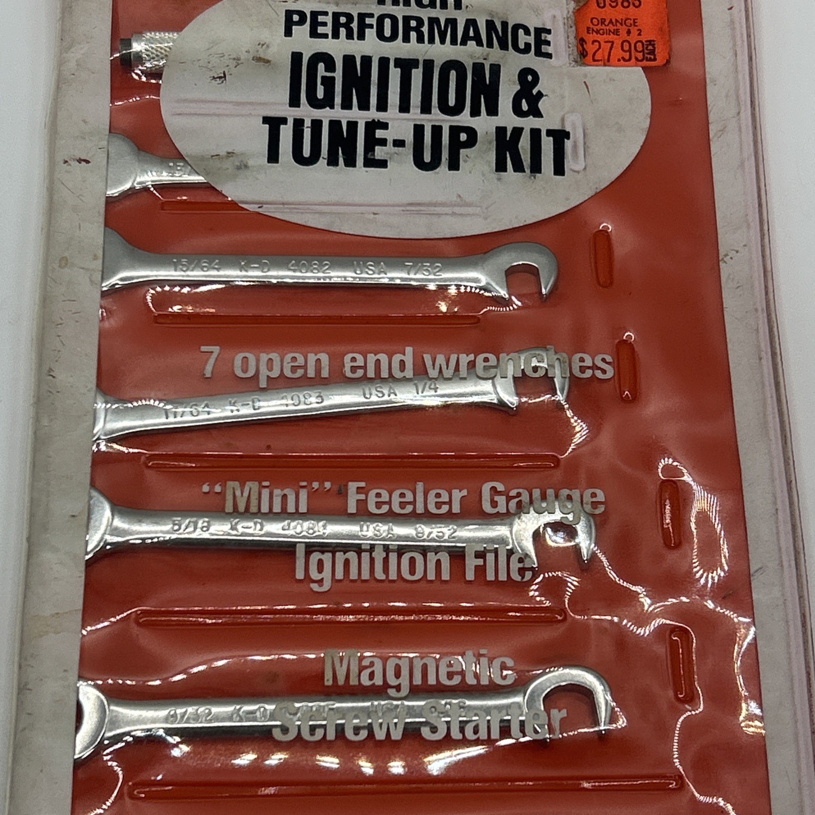 KD Tools 4088 High Performance Tune-Up kit Ignition wrenches, Feeler Gauge, File