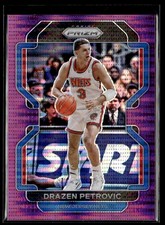 2021-22 Panini Prizm Purple Pulsar Drazen Petrovic 29/35 New Jersey Nets #292