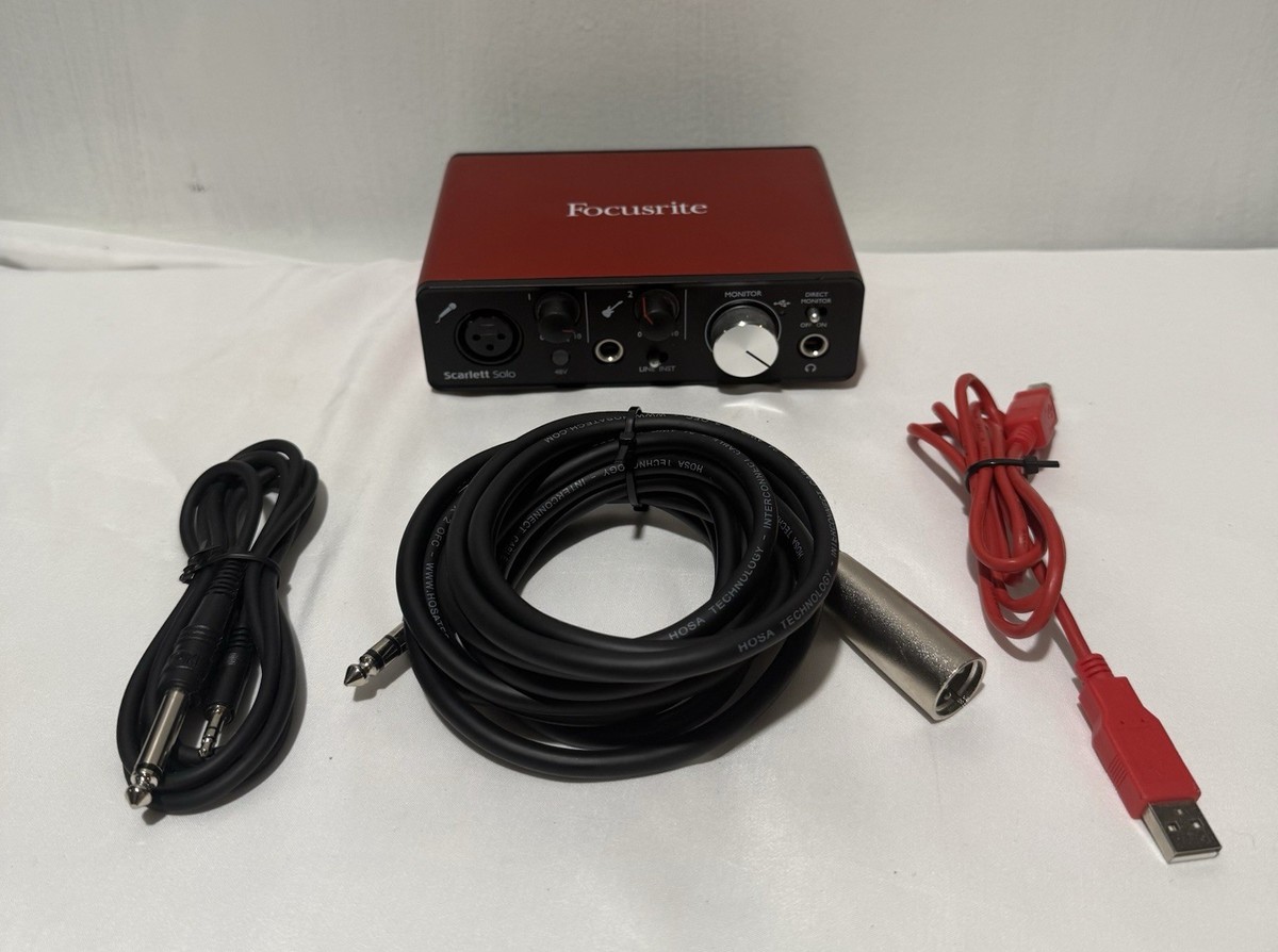 Focusrite Scarlett Solo Studio 3rd Generation USB Audio Interface