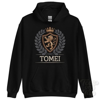 TOMEI FANTASY WAPPEN HOODIE Neuheit Parodie Familienname Wappen