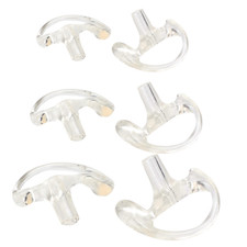 Comodo stampo per orecchie in gel di silice trasparente per la maggior parte dei kit audio a tubo bobina