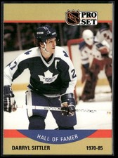 1990-91 Pro Set #404 Darryl Sittler