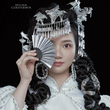 Akcesoria do włosów plemienne ręcznie robione miao srebrne nakrycie głowy nakrycie głowy spinka do włosów 3 sztuki