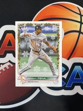 Jeremy Pena ROOKIE CARD 2022 Topps Holiday HW129 Houston Astros RC. rookie card picture