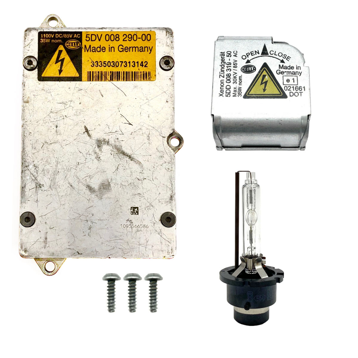 OEM 05-08 Maserati Quattroporte Xenon Ballast Igniter & HID D2S Light Bulb Kit
