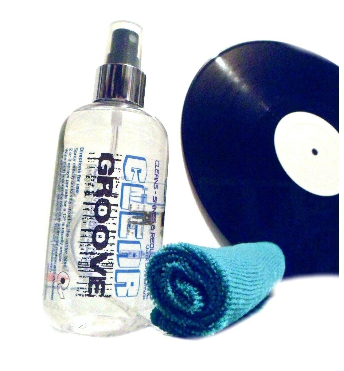 CLEAR GROOVE® The Original Record Cleaner Kit  - Vinyl LP With Cleaning Cloths