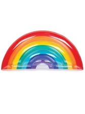 Luxe Lie-on Float Rainbow by Sunnylife Raft Pool Adult Size
