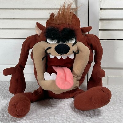 WB Looney Tunes Tasmanian Devil Plush 1997 Vintage Equity Toys | eBay