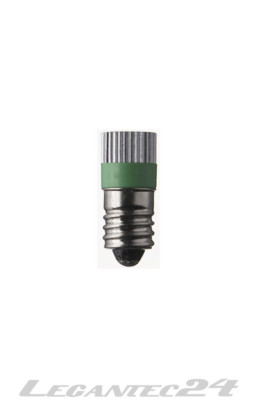 Multi LED Grün 24V E10 11x20mm Glühbirne Lampe Birne Grün 24Volt neu