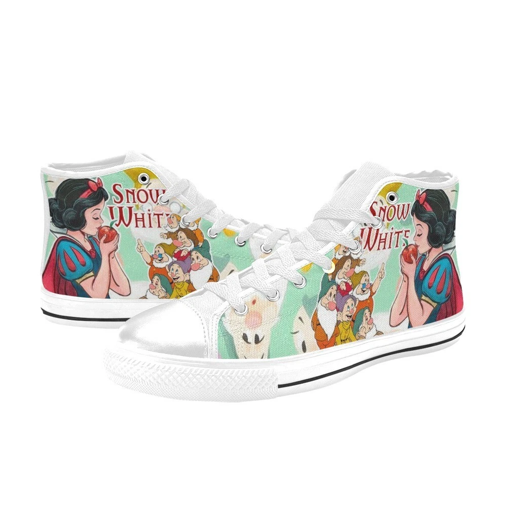 Snow White High Top Shoes Sneakers