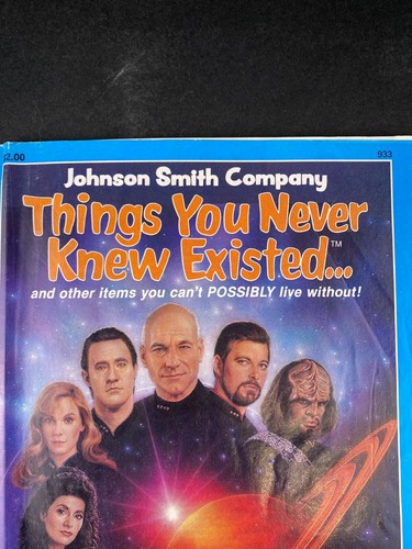 1993 Things You Never Knew Existed Star Trek Magazine Catalog Johnson Smith #933 - Picture 6 of 9