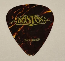 Boston Tom Scholz Signature Tour Guitar Pick Rare Concert Stage Band Plectrum