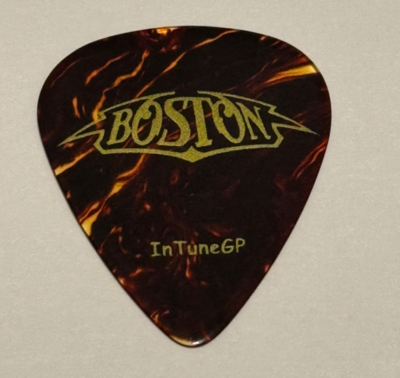 Boston Tom Scholz Signature Tour Guitar Pick Rare Concert Stage