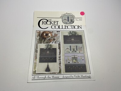 The Cricket Collection All Through The House Cross Stitch Pattern No 297 9P