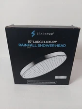 Sparkpod Large 10 Inch Rain Shower Head - Rainfall Shower Head 