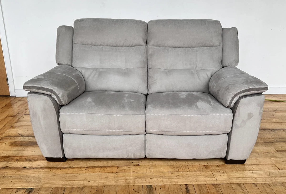 Light grey suede couch deals