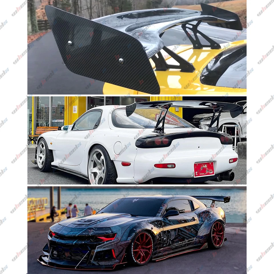 Alerón trasero de fibra de carbono estilo GT para Mercedes Benz AMG GT 63 46 pulgadas Foto 2 de 4