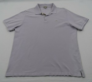 purple burberry polo shirt