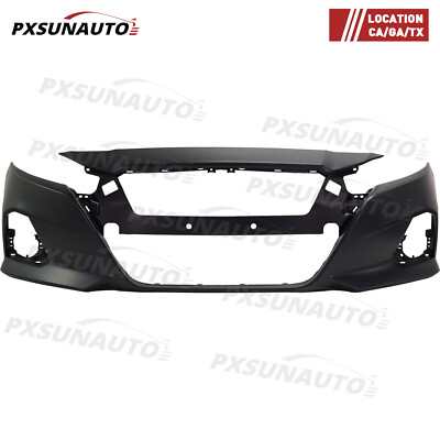 NEW Primered - Front Bumper Cover Fascia For 2019-2022 Nissan Altima S SL SR SV