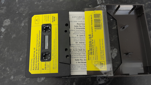 Grieg - Peer Gynt Suites Nos. 1 &2, Holberg Suite (Cassette) - Picture 3 of 3