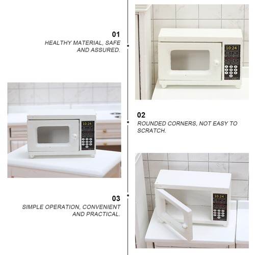 Juegos de cocina miniatura para microondas juegos de cocina para niños - Imagen 3 de 12