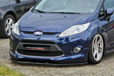 CUP Spoilerlippe SCHWARZ Ford Fiesta MK7 RS Spoilerschwert Frontspoiler Spoiler