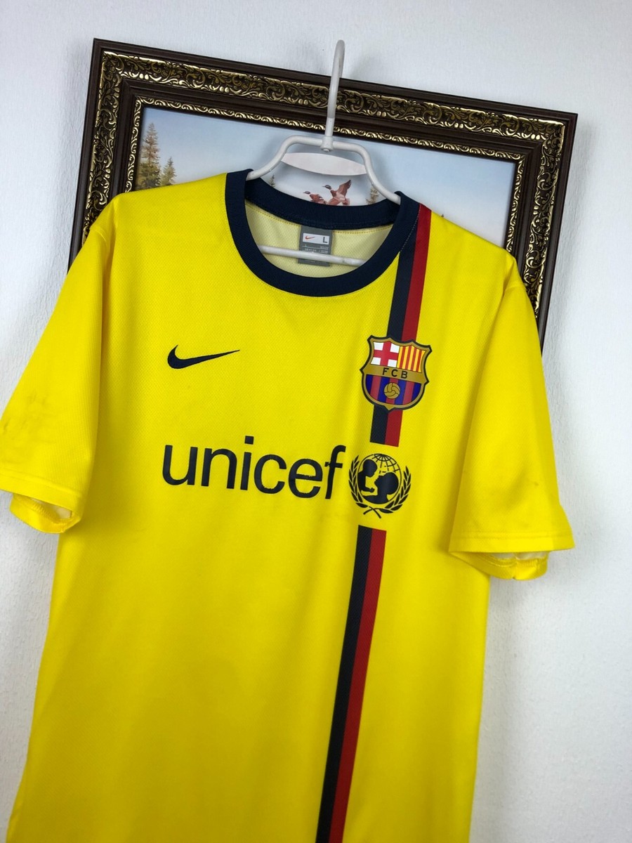 Barcelona Away football shirt 2008 Soccer Nike Jersey Mens Trikot