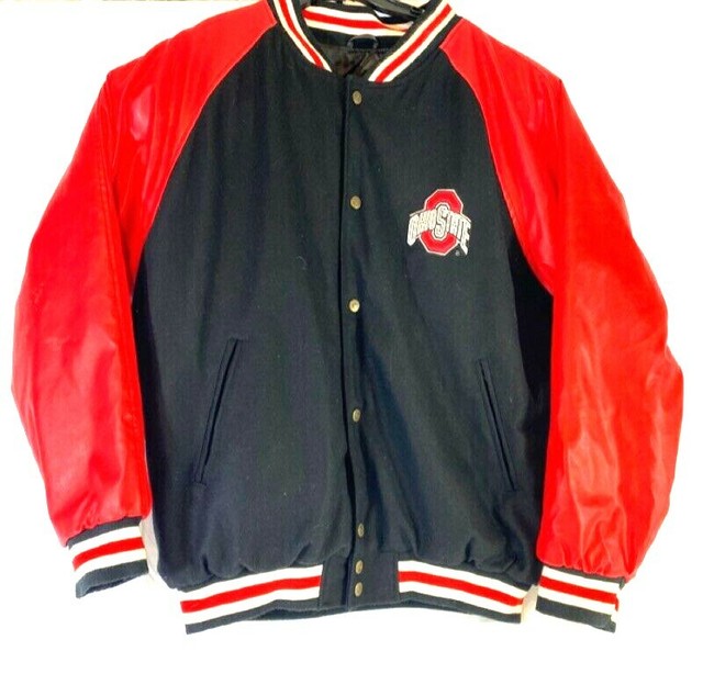 Steve and Barry's Size L Ohio State Buckeyes Varsity Letterman Jacket