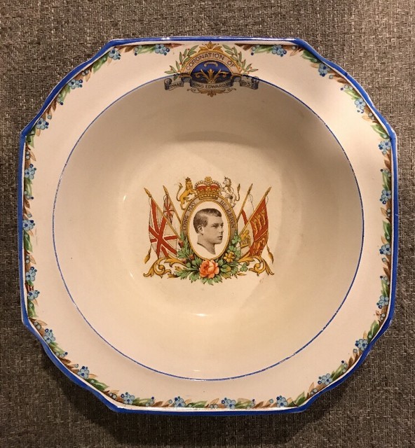 Coronation Bowl Of King Edward VIII Genuine Authentic Rare Bone China
