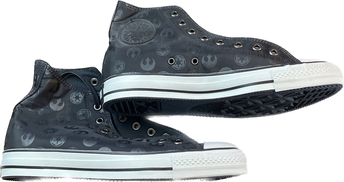 Vintage Star Wars Converse All Star Shoe Hi Top High Black 2005