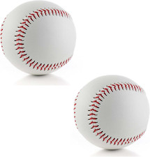 Tballs Training Baseballs Sponge Rubber Core, Reduced Impact Kids Safety Basebal