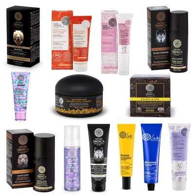 Natura Siberica Gesichtsmaske und Creme - Auswahl