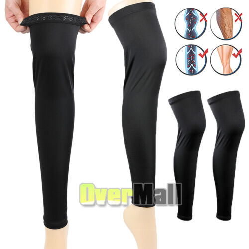 Compression Long Sleeve Support Leg Knee Brace Socks Sport Pain Relief Men Women