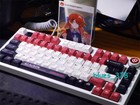 Arknights Exusiai Mechanical keyboard keycaps PBT For Cherry MX High 143keys Set