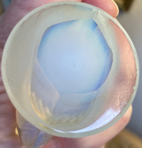 Sabino - French Opalescent Blue Glass Squirrel Marked France Pristine Condition - Picture 8 of 11