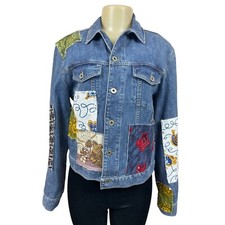 Loewe Women's Blue Jean Denim Jacket Sz 42 (8.5 Us) - Nwt