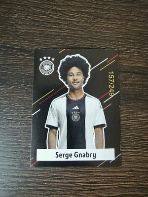 Panini World Cup WM 2022 DFB Germany Serge Gnabry 157 / 249 Extra Parallel