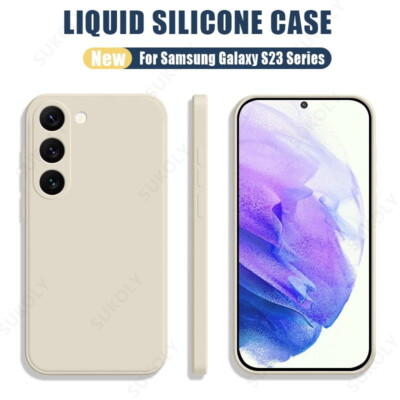 Silikon Handyhülle Für Samsung Galaxy S26 S25 S24 S23 S22 Ultra S21 FE Soft Case