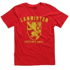 HBO Game Of Thrones HOUSE LANNISTER CASTERLY ROCK LION T-Shirt NWT Licensed