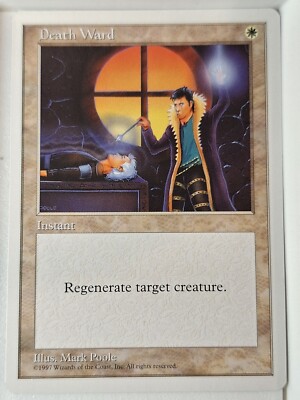 Death Ward - 5th Edition Core Set - Magic the Gathering MTG Nice!