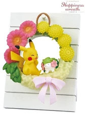 RE-MENT Pokemon Wreath Collection Happiness Mini Ornament Figure Pikachu Shaymin